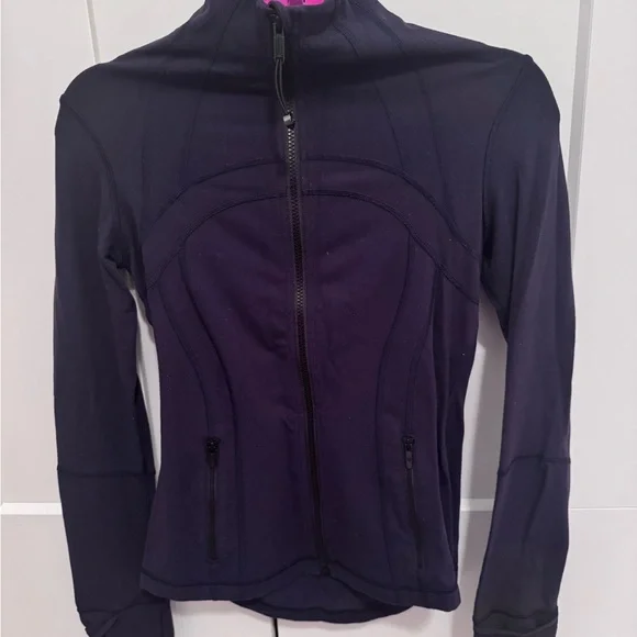 Women's Lululemon navy blue define jacket size 6 - Picture 1 of 14